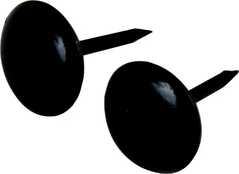 25 Count 0.5625-in Black Tack