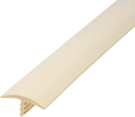 25-ft Almond 13/16-in Center Barb Tee Moulding T Molding Hobbyist Pack, Small Projects, Arcade Machines and Tables