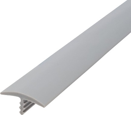 25-ft Dove Grey 3/4-in Center Barb Tee Moulding T Molding Hobbyist Pack, Small Projects, Arcade Machines and Tables