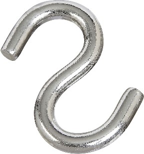 2.5-in Stainless Steel Stainless steel S-hook