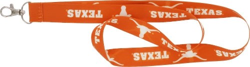 Texas Longhorns Black and orange Lanyard