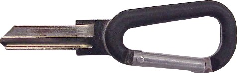 Black Decorative Key Brass House/Entry Key Blank