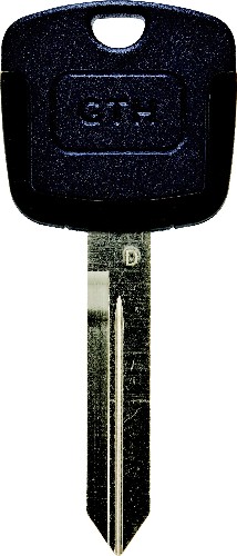 Black Transponder Steel Automotive Key Blank
