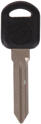 Nickel Plated General Motors Transponder Brass Automotive Key Blank