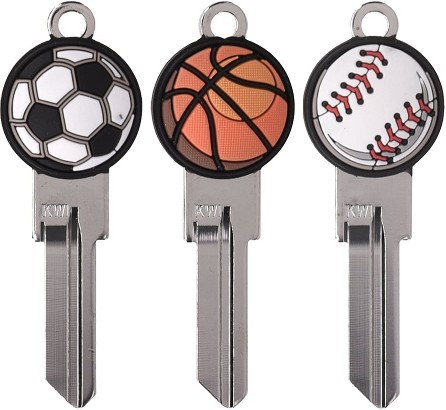 Silver #66 KW1 Brass House/Entry Key Blank