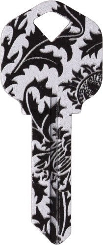 White #66 KW1 Brass House/Entry Key Blank