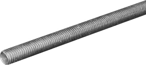 5/8-in x 6-ft Coarse Thread Zinc-Plated Steel Threaded Rod
