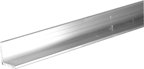 1-in W x 1-in H x 3-ft L Mill Finished Aluminum Solid Angle