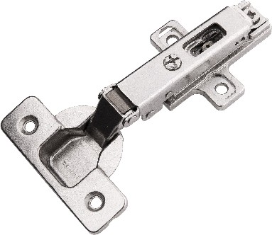 110-Degree Full Overlay Concealed Self-Closing Polished Nickel Cabinet Hinge, 5 Pair(s) 10 -Pieces