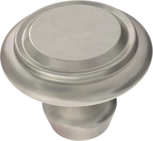 Classic Contour 1-1/4-in Satin Nickel Round Cabinet Knob