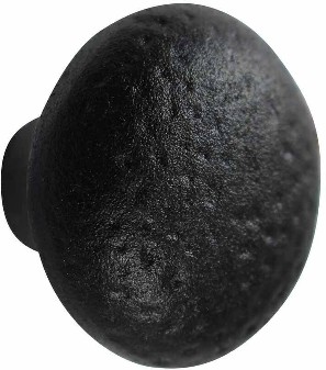 Cabinet Knobs 1-1/4-in Black Round Traditional Cabinet Knob