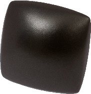 Jackson 1-1/4-in Satin Black Square Traditional Cabinet Knob