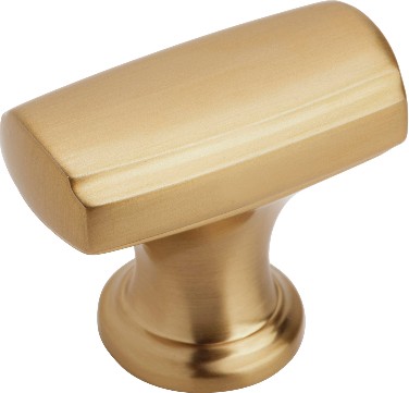 Highland Ridge 1-3/8-in Champagne Bronze Rectangular Transitional Cabinet Knob