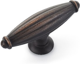 Madeleine 2-9/16-in Brushed Oil-Rubbed Bronze Oval Traditional Cabinet Knob