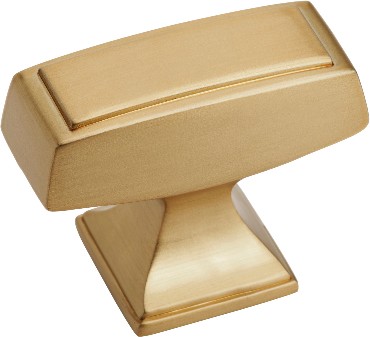 Mulholland 1-1/2-in Champagne Bronze Rectangular Traditional Cabinet Knob
