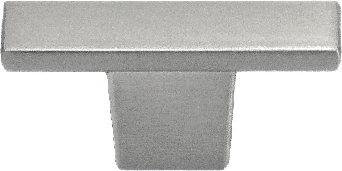Cosmopolitan 2-in Satin Nickel Rectangular Modern Cabinet Knob