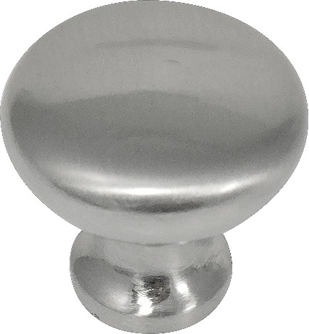 Sutton Place 1-1/4-in Satin Nickel Round Contemporary Cabinet Knob