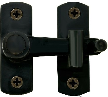 50.8-mm Black Cabinet latch Cabinet Latch