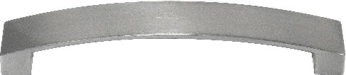 Laguna 5-1/16-in , 128mm Center to Center Satin Nickel Rectangular Handle Drawer Pulls