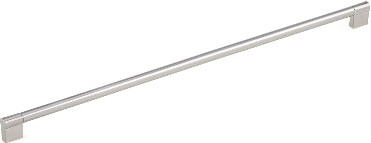 Moncalieri 22-5/8-in , 576mm Center to Center Brushed Nickel Cylindrical Handle Drawer Pulls