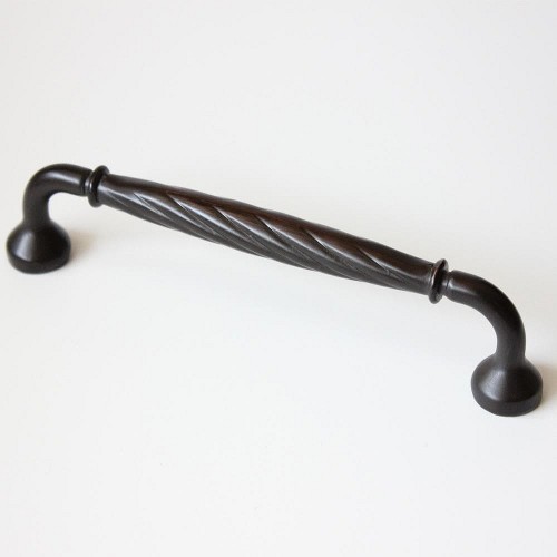 5-in , 128mm Center to Center Oil rubbed bronze Dual Mount Rectangular Handle Drawer Pull