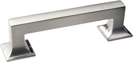Studio 3-3/4-in , 96mm Center to Center Stainless Steel Rectangular Handle Drawer Pull 10 -Pack