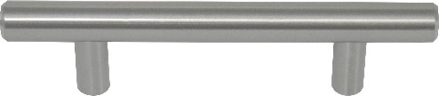 Melrose 5-1/16-in , 128mm Center to Center Brushed Satin Nickel Cylindrical Bar Drawer Pull 10 -Pack