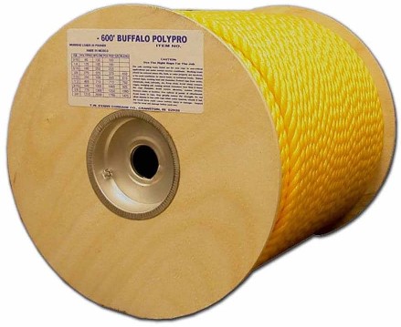 600.0-ft x 0.375-in Twisted Polypropylene Rope (By-the-Roll)