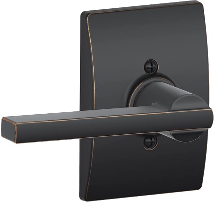 Latitude-Addison Aged Bronze Interior Hall/Closet Dummy Door Handle