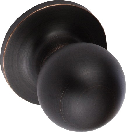 Sure-Loc Door Hardware Tahoe Vintage Bronze Interior Bed/Bath Hall/Closet Passage Door Knob