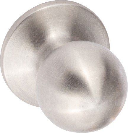 Sure-Loc Door Hardware Tahoe Satin Stainless Interior Bed/Bath Hall/Closet Passage Door Knob