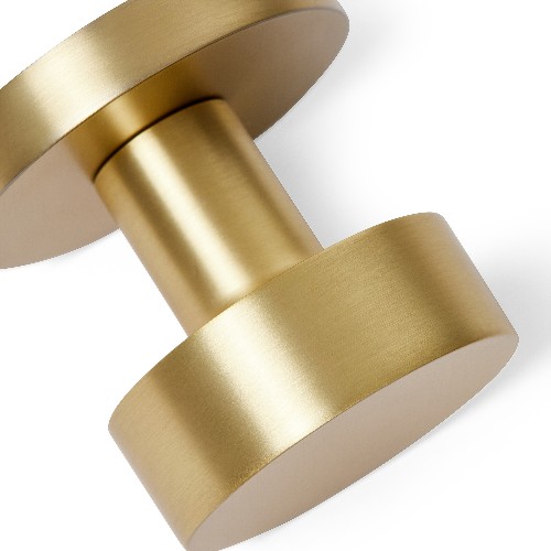 Gold Interior or Exterior Bed/Bath Hall/Closet Privacy Door Knob