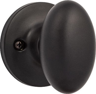 Sure-Loc Door Hardware Arapaho Flat Black Interior or Hall/Closet Dummy Door Knob