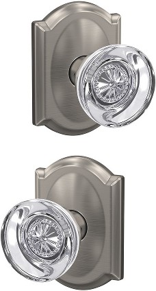 Custom Hobson - Camelot Satin Nickel Interior or Hall/Closet Dummy Door Knob