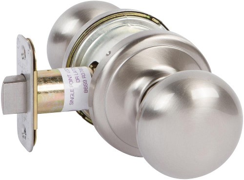 Aubryn Satin Nickel Interior Hall/Closet Passage Door Knob