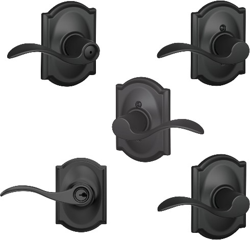 Accent w/Camelot Matte Black Collection