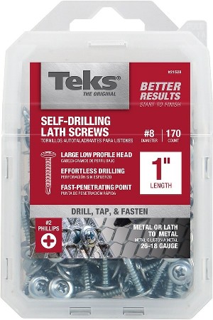 #8 x 1-in Phillips -Drive Self-drilling Sheet Metal Screws 170 -Count