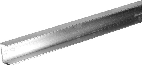 3/8-in W x 4-ft L Mill finished Aluminum Weldable Trim Channel