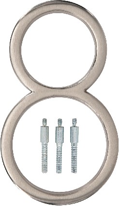 Distinctions 5-in Nickel Number 8