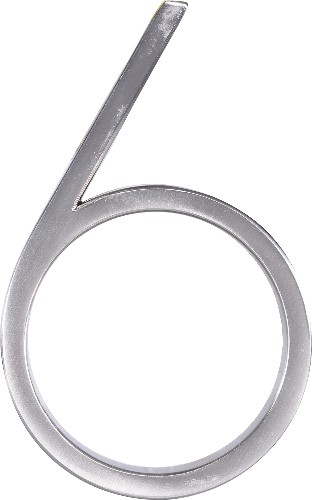 Distinctions 5-in Nickel Number 6