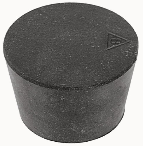 Black Polychloroprene Hole Plug