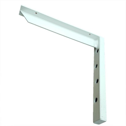 Concealed bracket 20-in x 2-in x 18-in White Steel Countertop support bracket