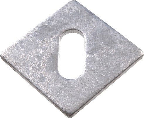 3-in x 3-in Hot-dipped galvanized Bearing plates