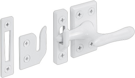 White Die-cast Window Lock