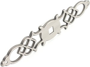 Silver Stone Backplate for Knobs 10 - Pack