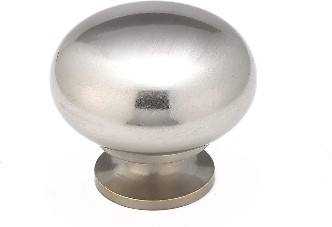 Gatineau 1-1/2-in Brushed Nickel Mushroom Traditional Cabinet Knob