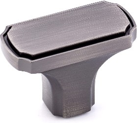 Lorraine 1-11/16-in Antique Nickel Rectangular Transitional Cabinet Knob