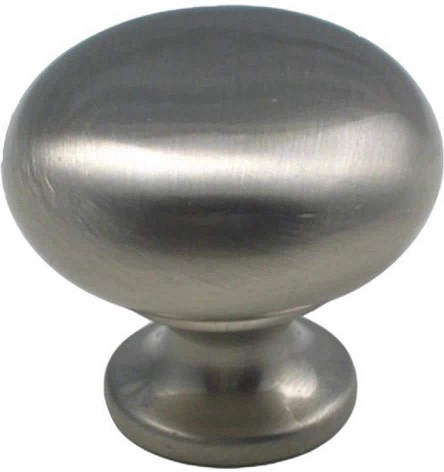Traditional 1-1/4-in Satin nickel Mushroom Traditional Cabinet Knob