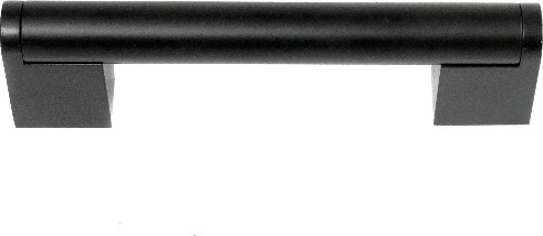 Tribeca 5-in , 128mm Center to Center Matte Black Rectangular Handle Drawer Pull