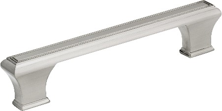 Beauharnois 5-1/16-in , 128mm Center to Center Brushed Nickel Rectangular Handle Drawer Pull